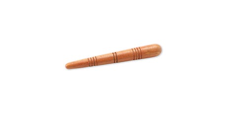Massagestäbchen aus Hartholz, Länge 14,5 cm